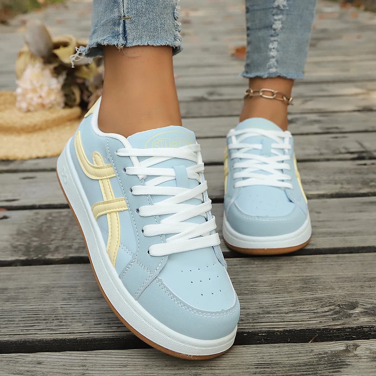 Nuove Scarpe Casual Sexy e Comode per Primavera e Autunno, Eleganti Scarpe Sportive da Corsa con Punta Rotonda alla Moda per Donne
