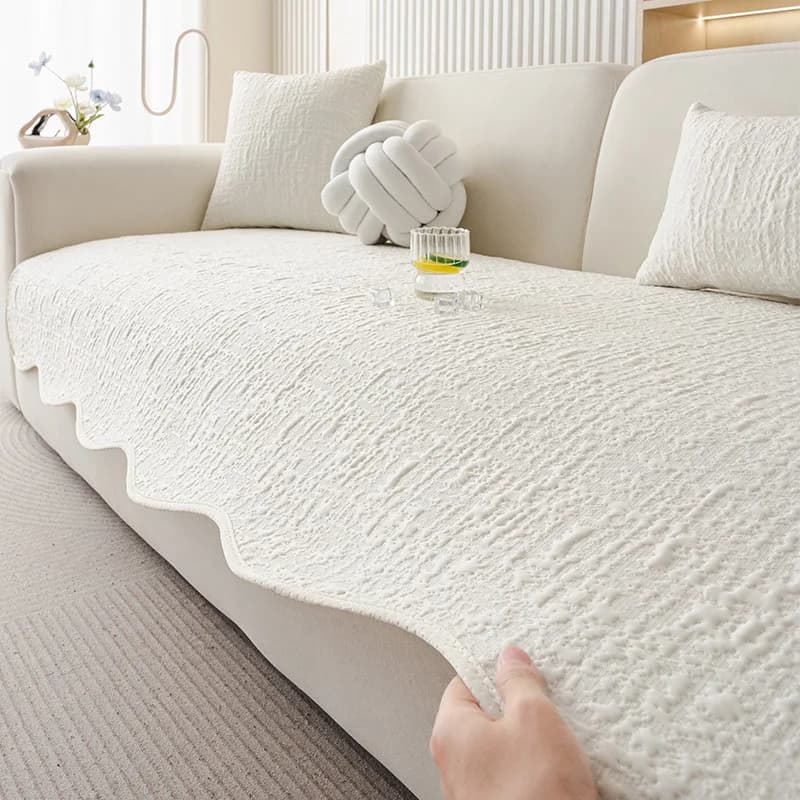Ice Silk Cooling Sofa Pad Breathable Anti-slip Sofa Seat Cover Summer Washable Couch Protector Mat