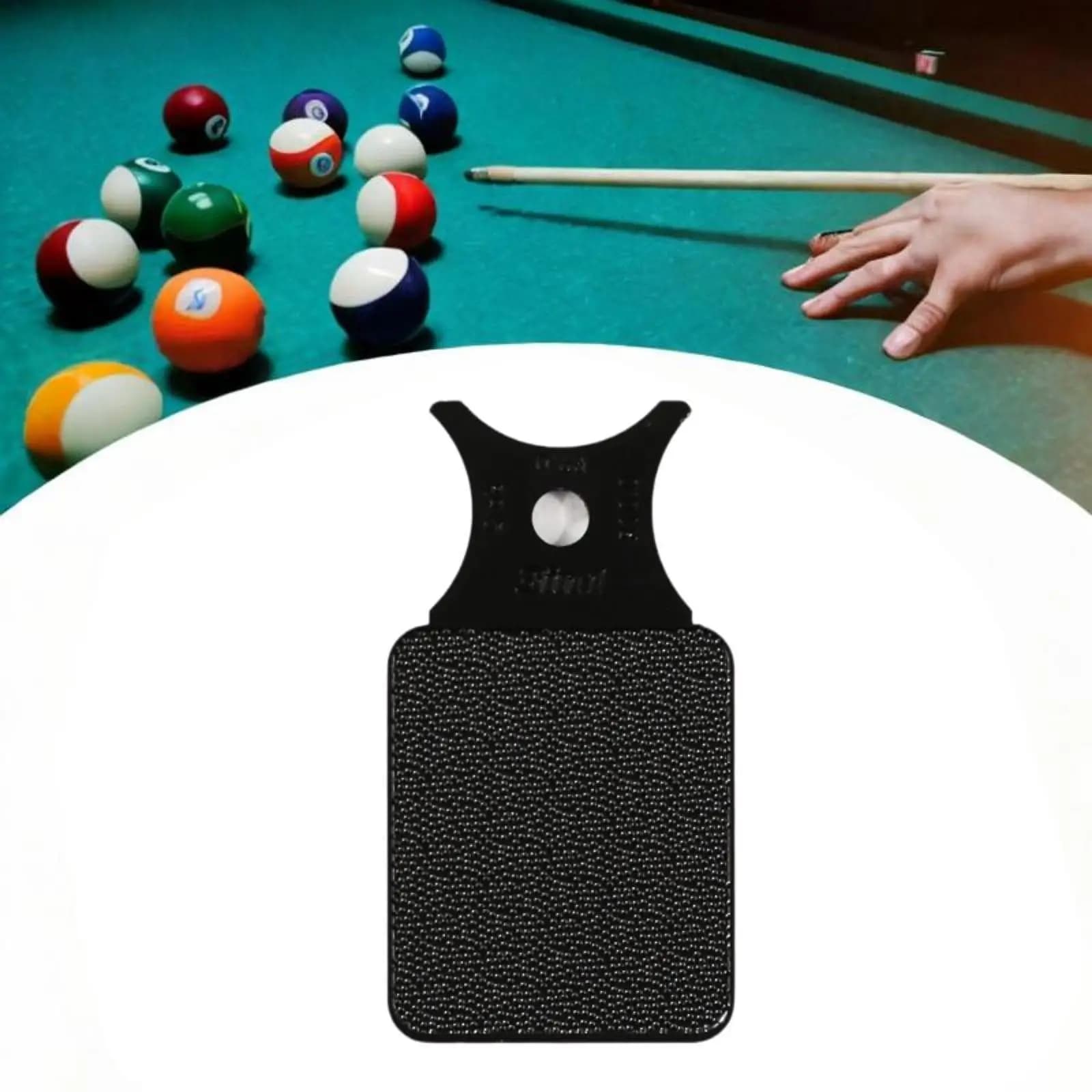 Strumento 3 in 1 per Modellare la Punta della Stecca da Biliardo, Accessorio Durevole per Riparazione e Snooker