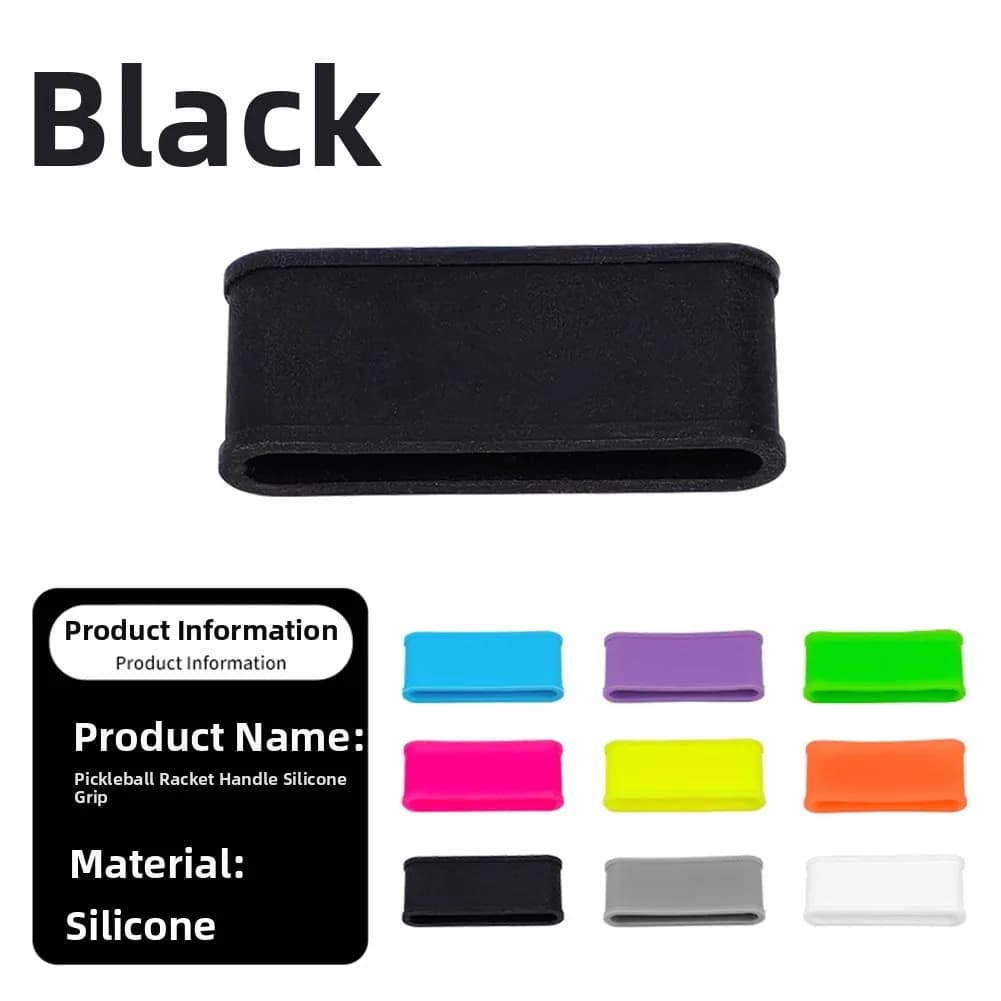 Tennis Racket Grip Rings Pickleball Paddle Grip Tape Silicone Pickleball Tennis Grip Finishing Rings Tennis Accessories