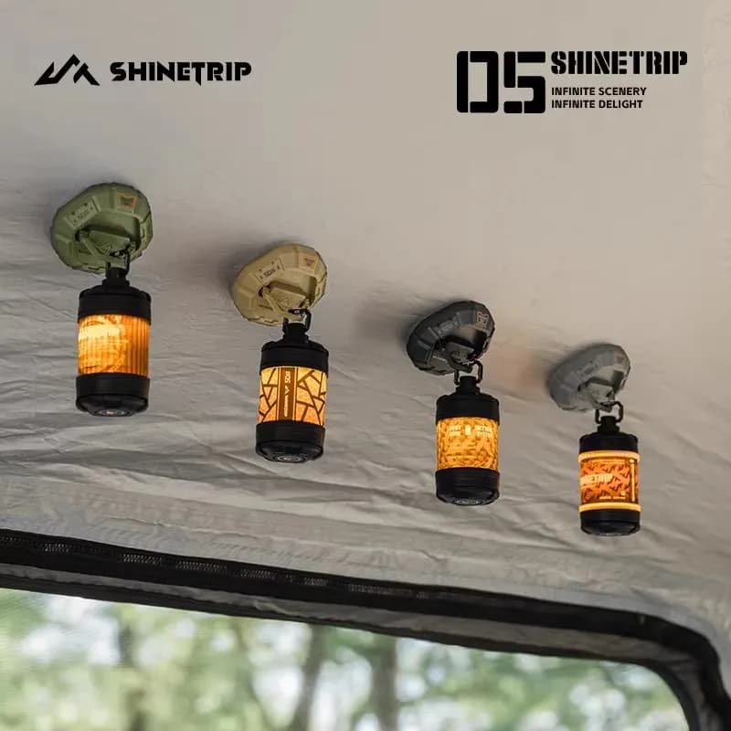 ShineTrip Ganci magnetici per tende da campeggio all'aperto Ganci a ventosa portatili Ganci multifunzionali per luci da campeggio Fissatore per tende da sole