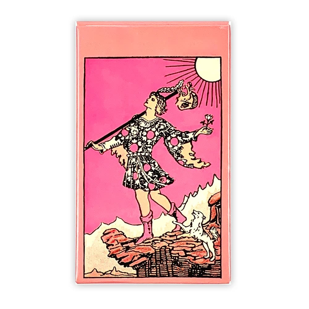 Gioco di carte dei Tarocchi rosa per principianti, mazzo di divinazione, versione inglese, edizione Oracle, gioco da tavolo per feste