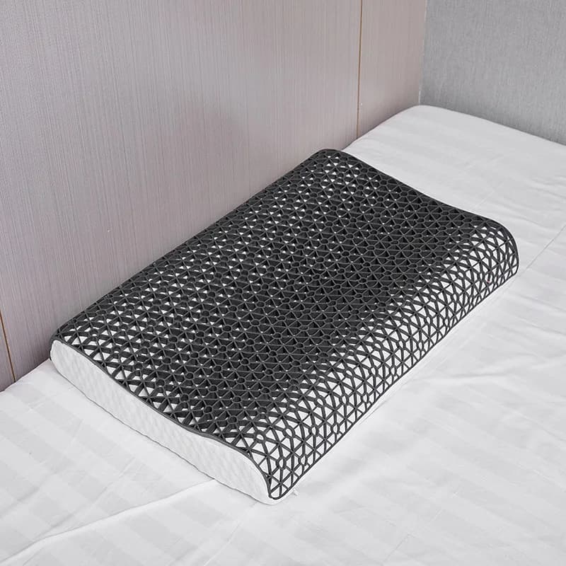 Cuscino ergonomico in TPE cuscino ortopedico supporto ergonomico per il collo ortopedico cuscino per dormire per traversine laterali muslimate