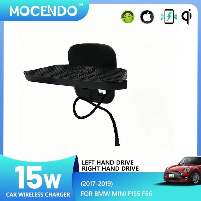 Per BMW Mini Cooper S Hatch F55 F56 2017-2019 Supporto per cruscotto auto Caricatore wireless rapido Componente accessorio