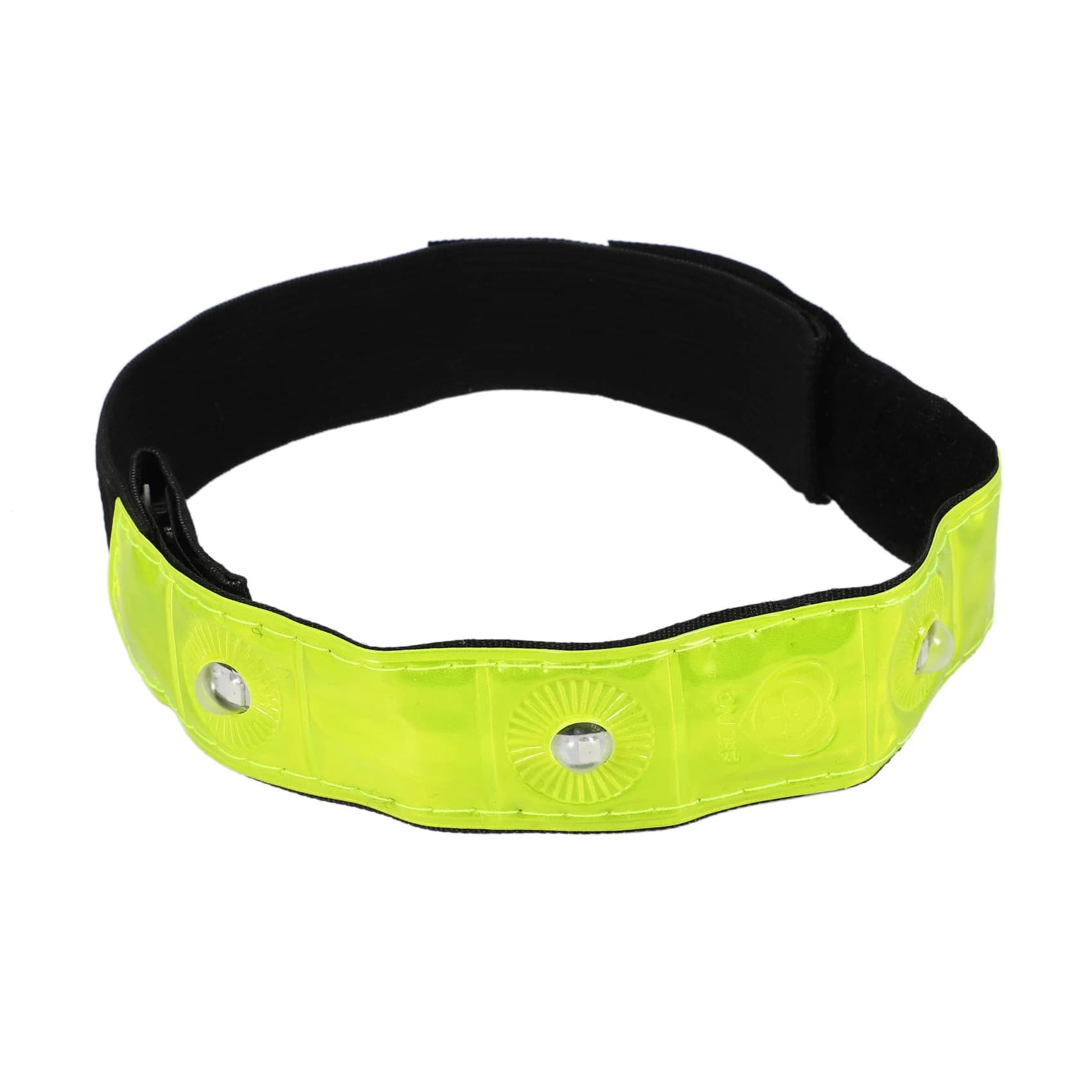 4 X Reflective Band Leg Strap Belt 4 LED Light Cycling Running Jogging-Y41A