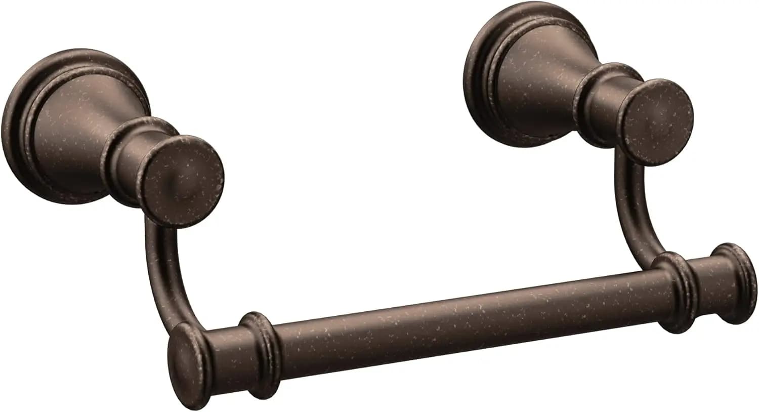 Portarotolo per carta igienica girevole in bronzo lucidato a olio, regolabile e resistente per l'arredamento del bagno