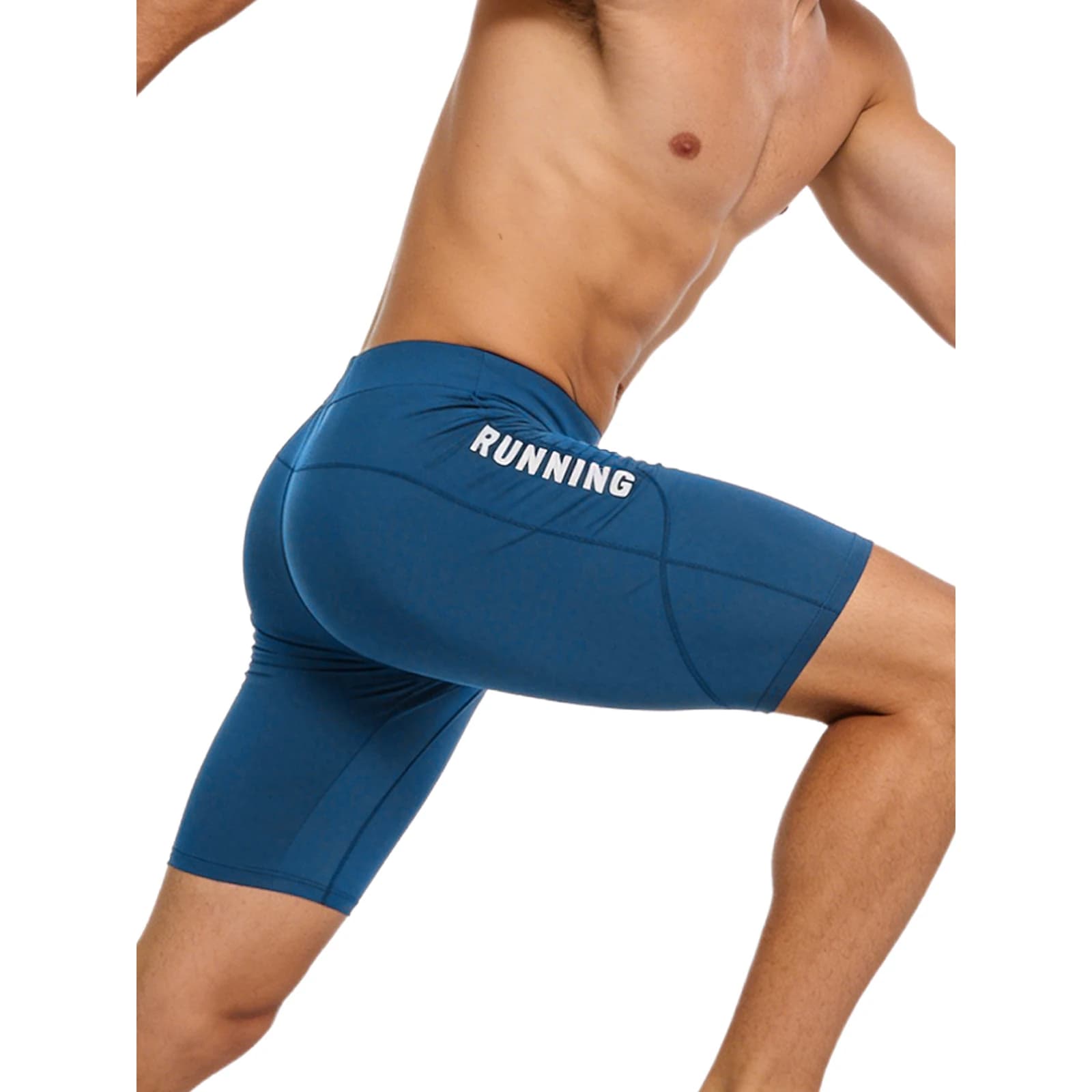 Cycling Shorts for Men with Elastic Life, Fast Drying, Print with Letters, Elasticized, for Cycling on Road, Gym and Race