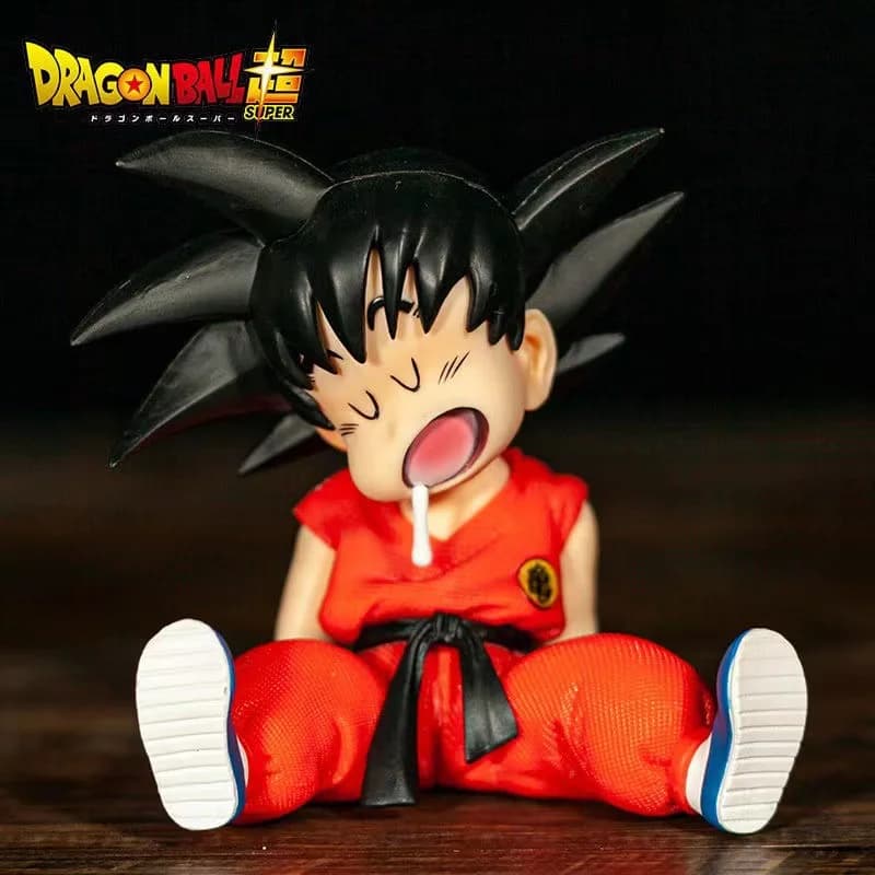 Action Figure Anime Dragon Ball Z Son Goku Dormiente Super Saiyan GK in PVC - Modellino da Collezione, Giocattolo, Regalo