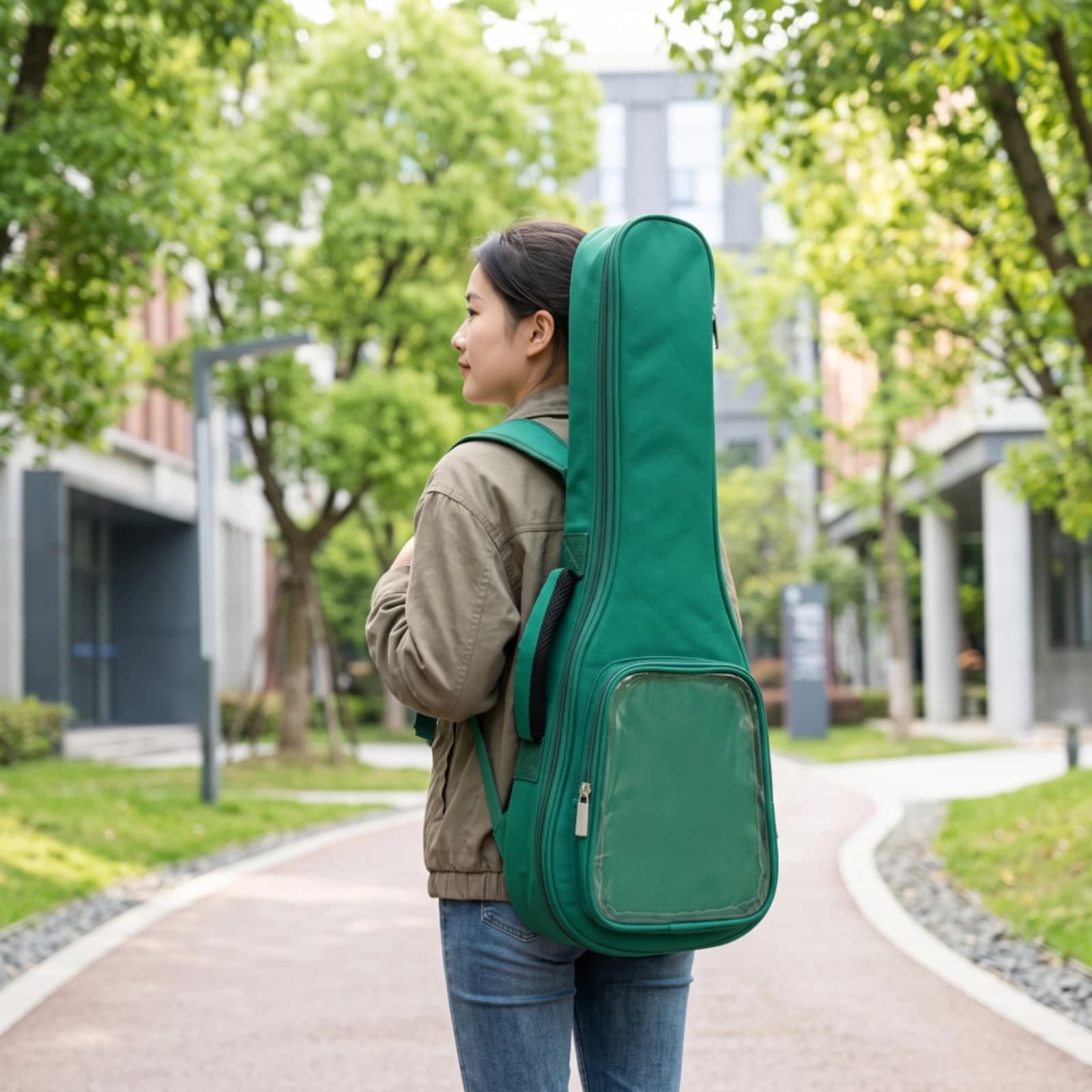 Ukulele Gig Bag Padded Ukulele Bag Portable Water-Resistant for Students, Travel, Music Lessons