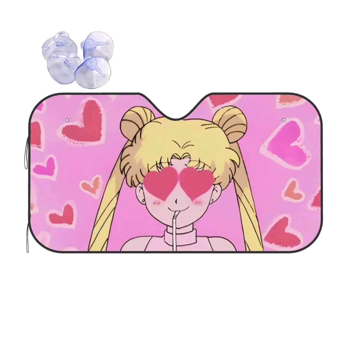 Parasole per Parabrezza Sailor Moon 70x130cm, Protezione dal Sole e dalla Polvere per Auto