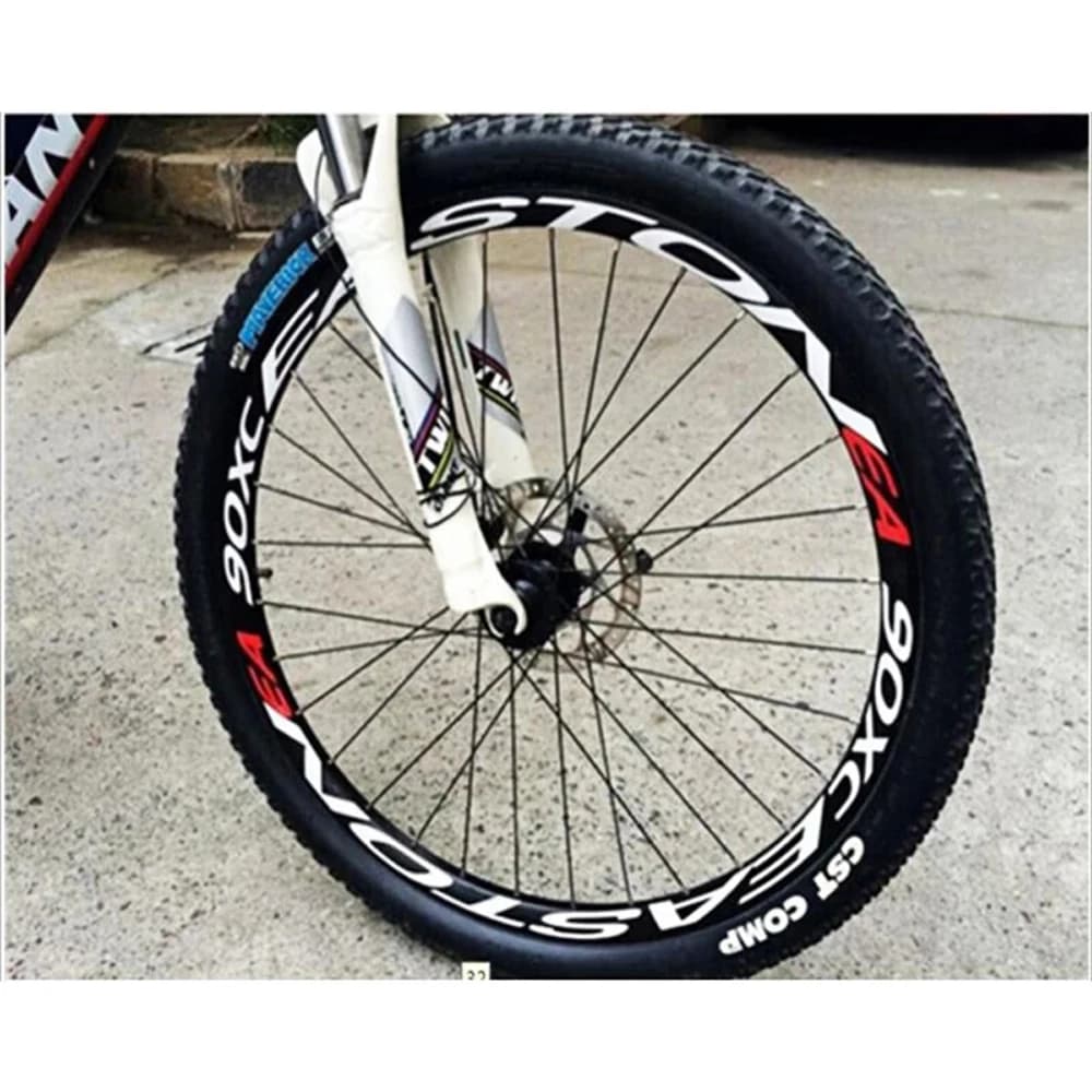 Parte di bicicletta Ciclismo Decalcomanie per biciclette MTB Bike Adesivi per biciclette multicolori Cerchioni per bici Adesivi riflettenti Decalcomanie per cerchioni per biciclette