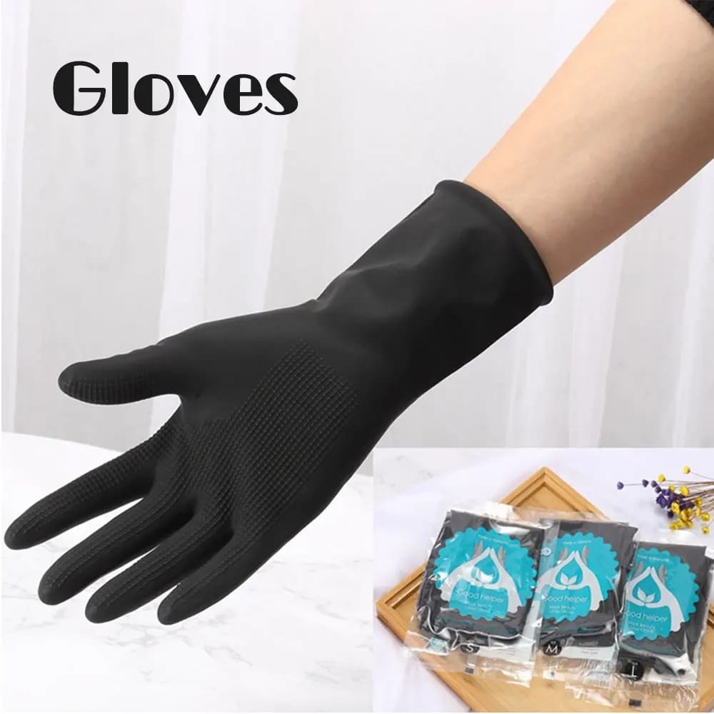 Heat-resistant hairdresser gloves, hair plate, permanent gloves, DIY hair styling tools, hair dye anti-slip gloves