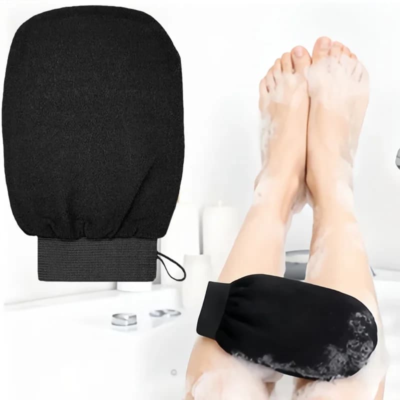 Guanto Esfoliante per Doccia Hammam, Rimuove Indolentermente la Pelle Morta, Guanto da Massaggio Coreano, Accessorio per la Pulizia del Bagno, 1 Pezzo