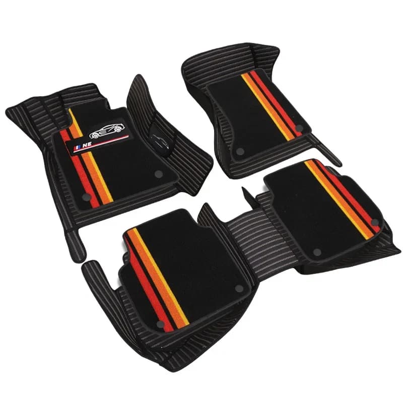 Wholesale Custom Hot Sale Luxury Complete Set Waterproof Non-slip And Easy To Clean Luxury Leather Car Mat