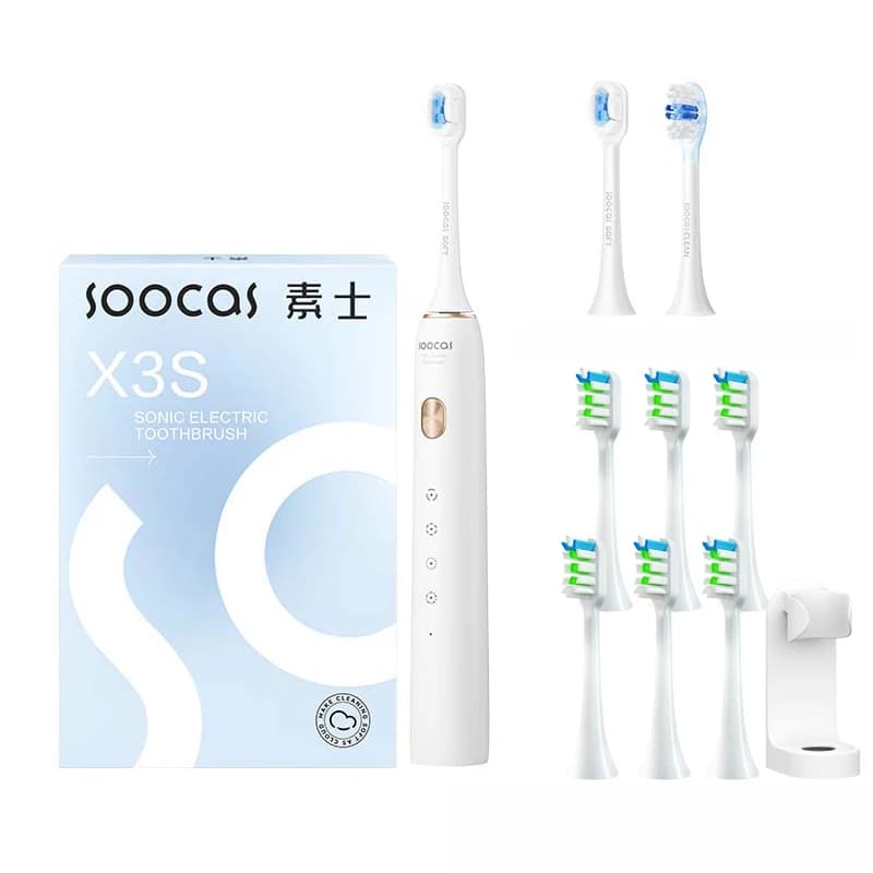 SOOCAS X3S Sonic Electric Toothbrush IPX7 Waterproof Adult X3U Update Smart Sonic Toothbrush Updated Fast Rechargeable USB
