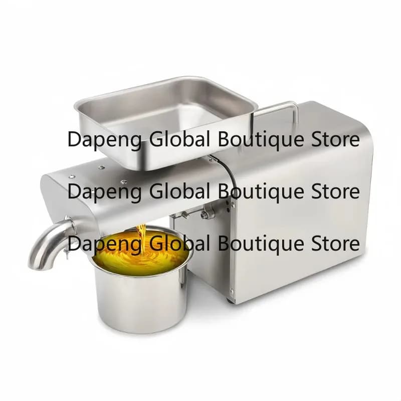 Household Oil Press Machine Cold and Hot for Peanut Sesame Flower Seed Oil Press Machine