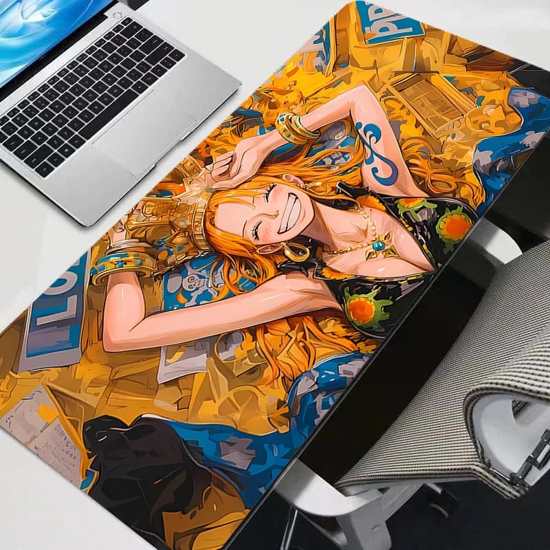 90x40cm New Mouse Pads Big Gamer One Piece Nami Computer Notebook Pc Mousepad Carpet Gaming Accessories Keyboard Desk Mat
