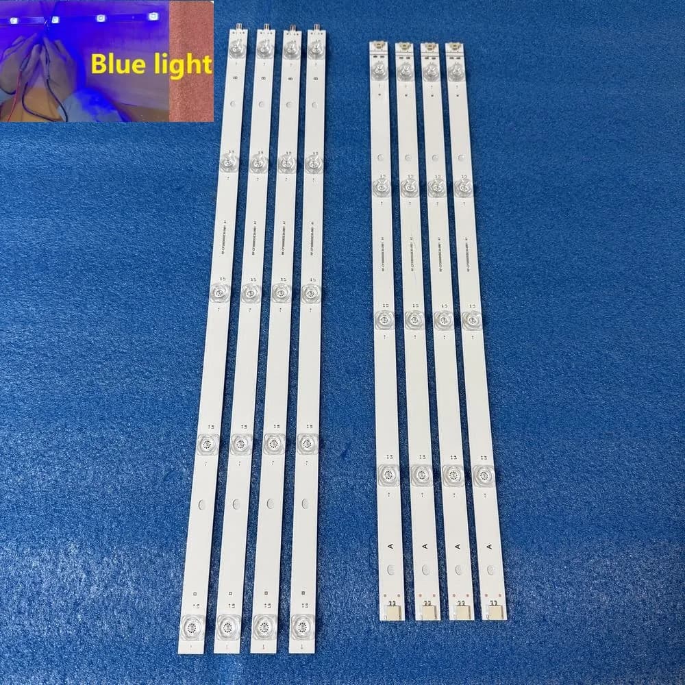 Set di strisce di retroilluminazione a LED luce BLU per Bush QLED50UHDS Luxor QLED500D700 Vestel 50 "QLED VES500QNZP-P2- Z01 VES500QNZB-P2-Z01