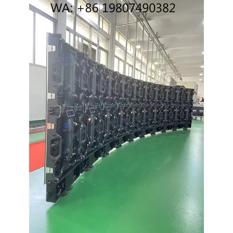 P2.604 500x1000mm LED Screen, High Brightness Easy Install Full Color Panel for Football Field Church Rental Display