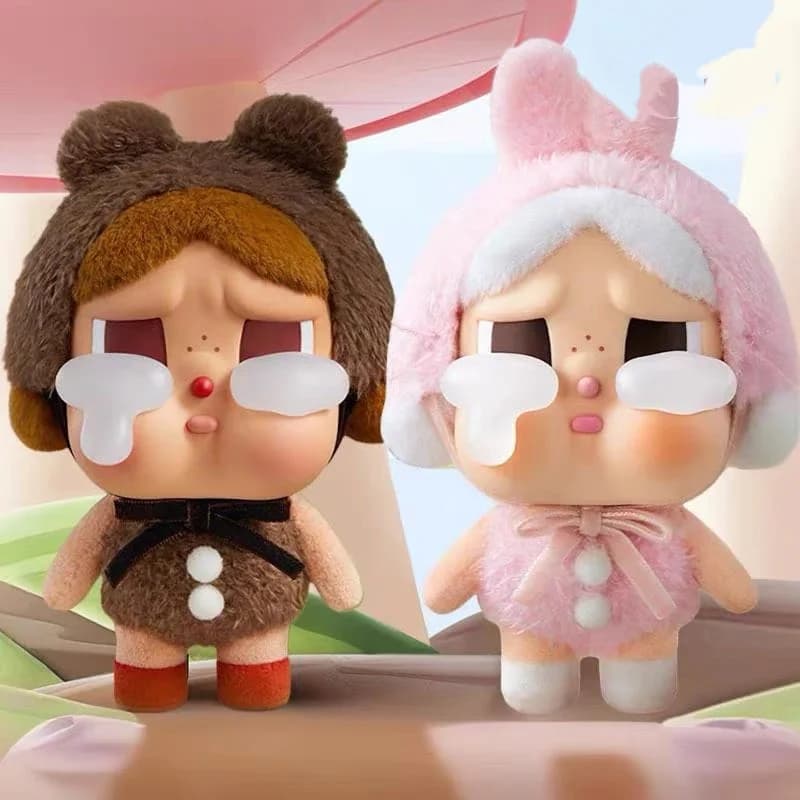 POPMART CRYBABY CRYING AGAIN Serie Vinile Scatola misteriosa Anime Action Figure Collection Modello Ornamenti per il desktop Giocattoli per bambole