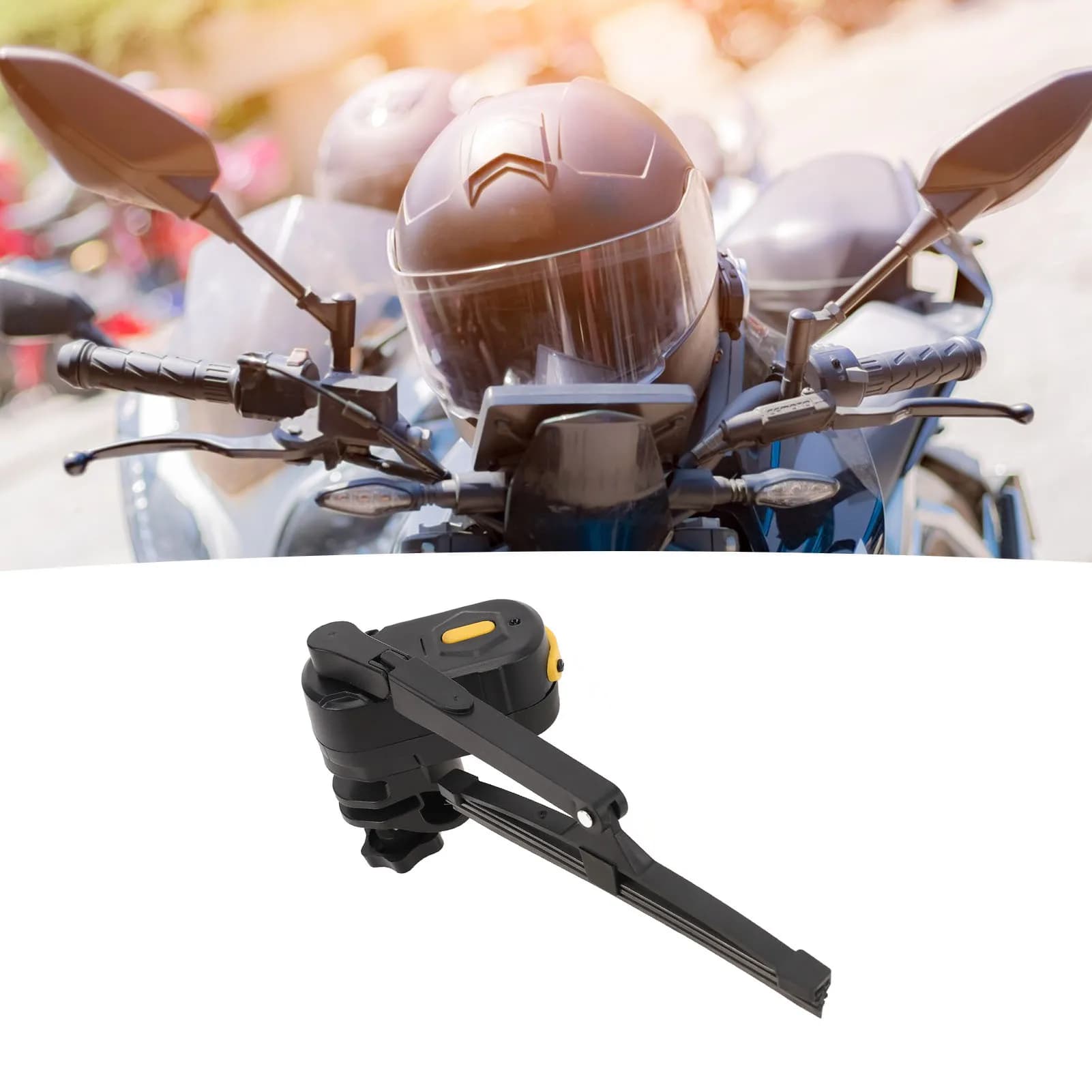 170 degree rechargeable motorcycle helmet wiper Versatile for electric bike