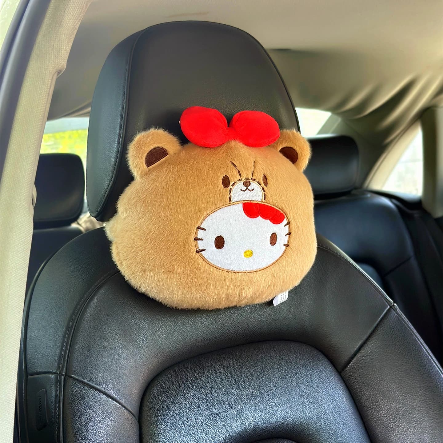 Back cushion for car headrest Sanrio Hello Kitty for car seat belt cover Accessories auto stuffed Hello Kitty for decoration
