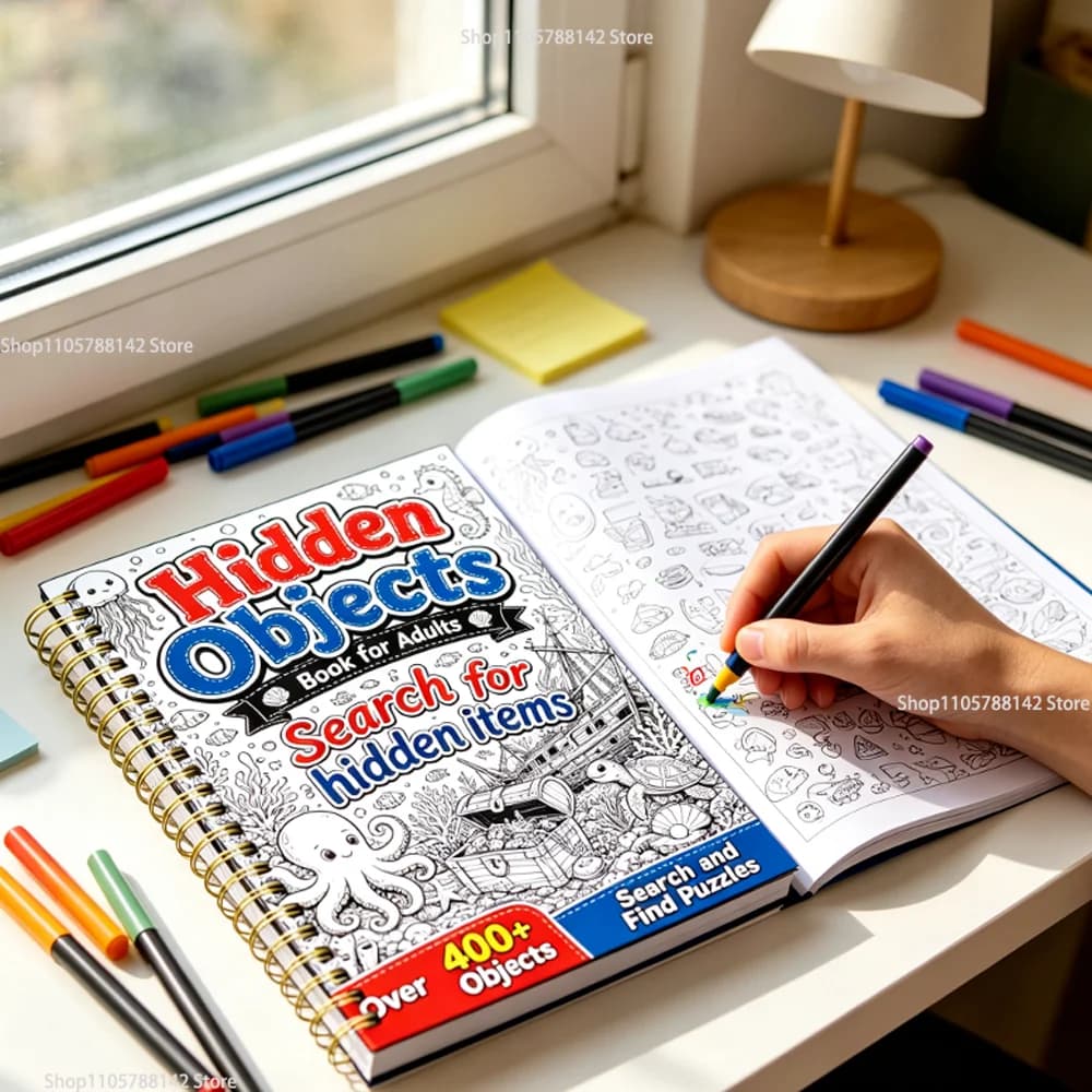 Spiral Doodle Deep sea Coloring Book for Adults Teens Relaxing Brain Training Sketch Style Designs Stress Relief Party Gift