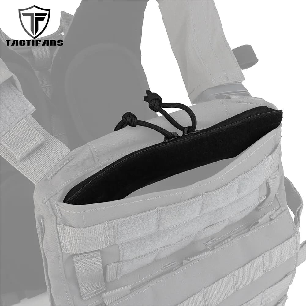 Cerniera tattica Admin Tasca inserto Gancio e anello Chiusura con cerniera per gilet da caccia standard MBAV Crye AVS Plate Carrier