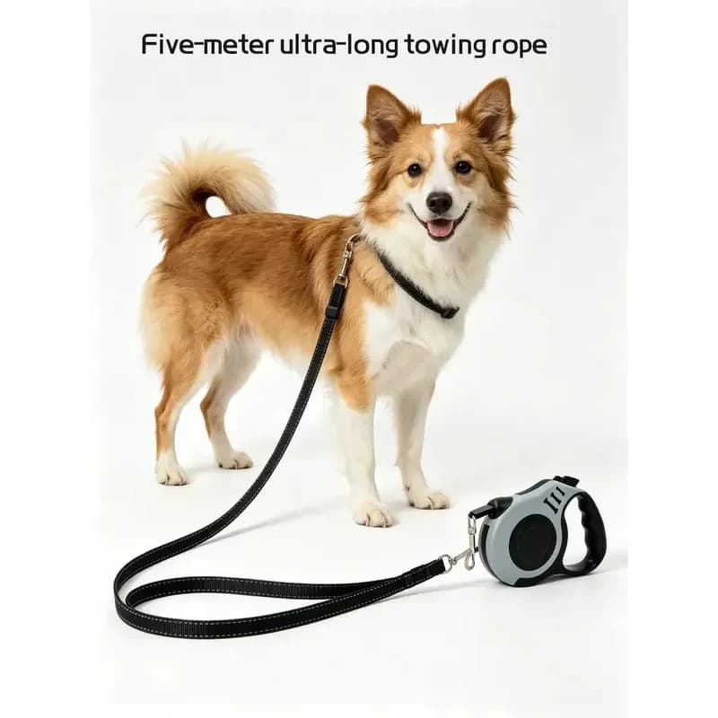 Pet leash - Automatic retractable leash for pet dogs. Cat harness for pet cats. Dog walking rope. Dog chain. Dog rope.