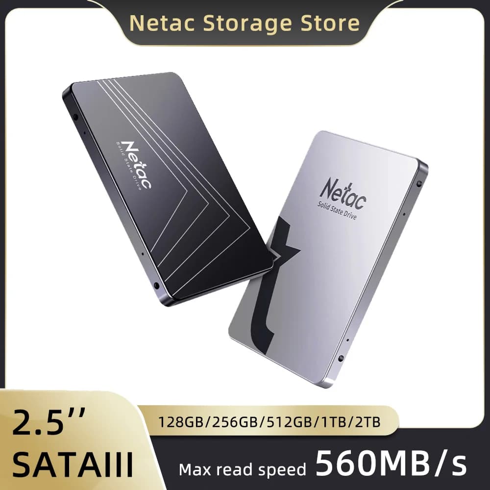Netac 2.5 ''SATA SSD disco rigido da 4tb SATAIII SSD 2tb 1tb 512gb disco a stato solido 256gb 128gb sata3 HD AHCI