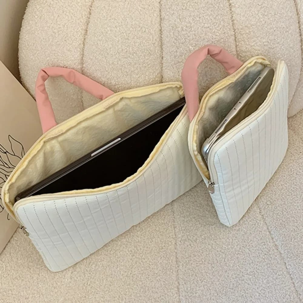 Custodia Protettiva Portatile per Laptop, Borsa Morbida Leggera Antiurto per Computer, Custodia per Notebook Stile Coreano
