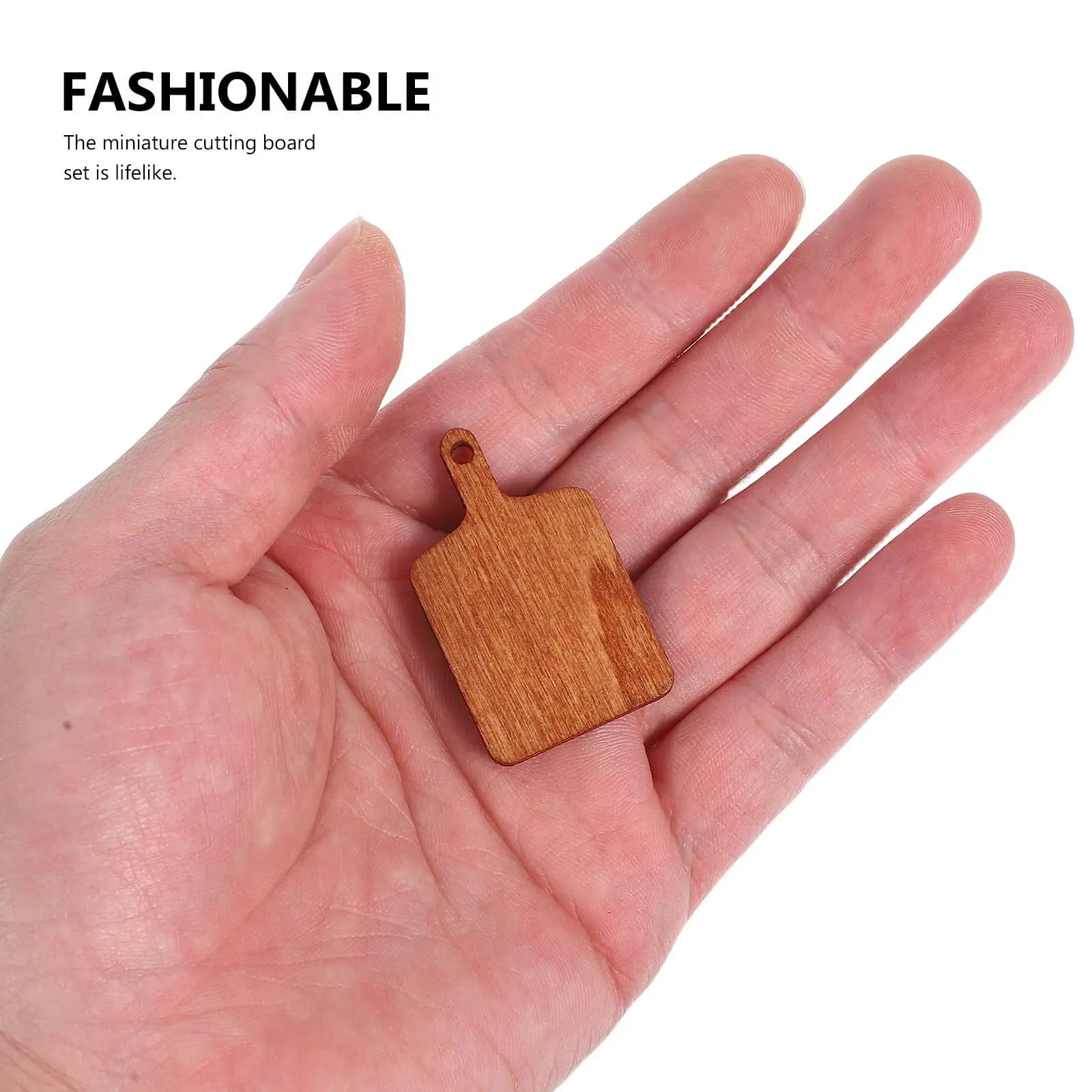25 Pezzi di Taglieri in Miniatura Realistici, Piccoli Accessori per Casa delle Bambole, per Scene Fai-da-Te, Set da Cucina per Bambini in Miniatura
