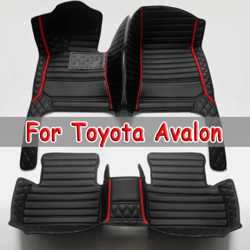 Car mats for Toyota Avalon XX40 2013 ~ 2018 Durable Waterproof Carpet Luxury Leather Mat Car accessories Car mats Complete set