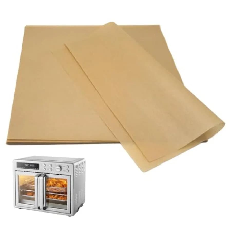 Air Fryer Liners for Midea Flexify French Door Toaster Oven Air Fryer Combo, 100pcs Disposable Parchment Paper