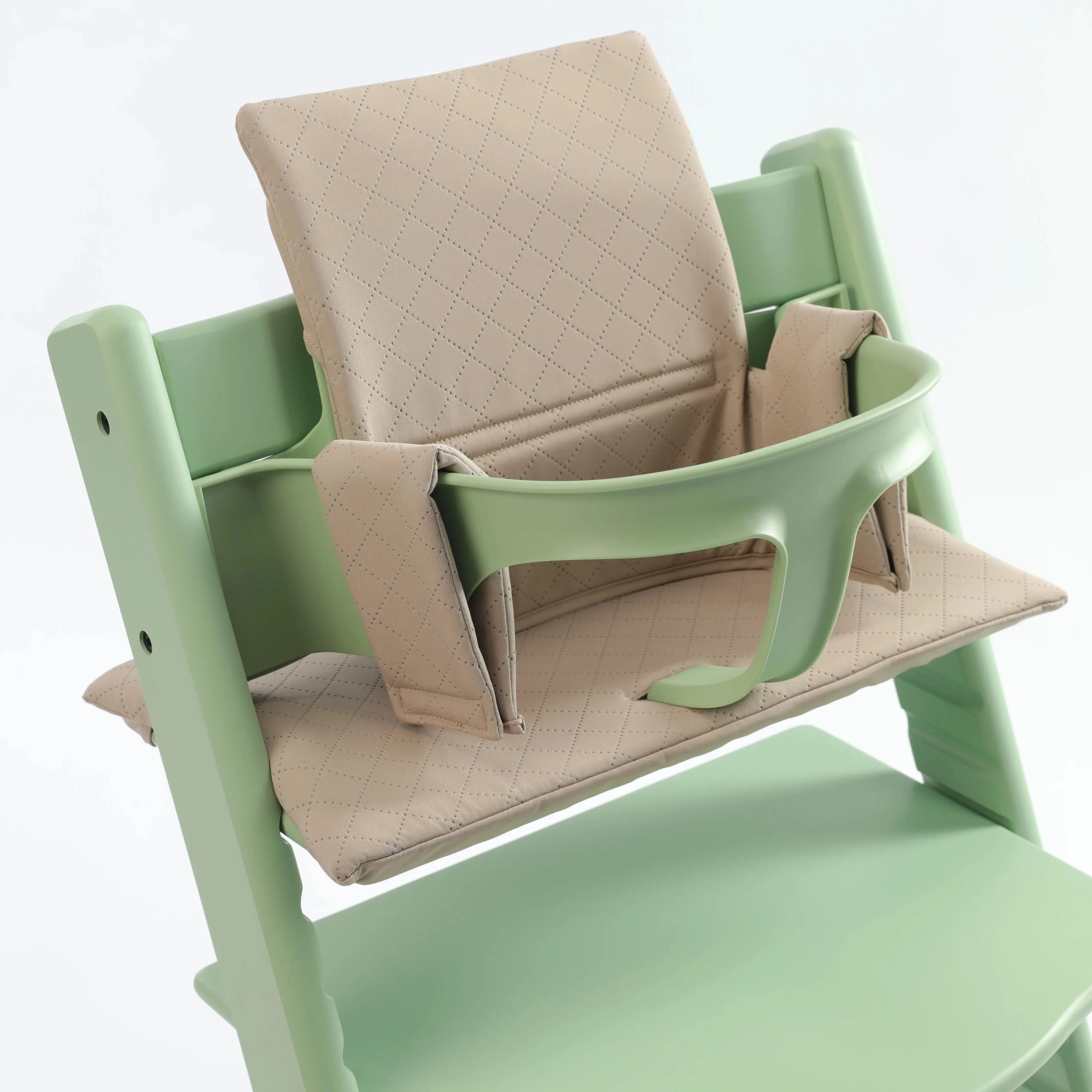 Seat cushion set WASHABLE for Tripp Trapp Chair baby gwowing chair seat cover highchiar( seat cushion ,harness pad ,5pt harness