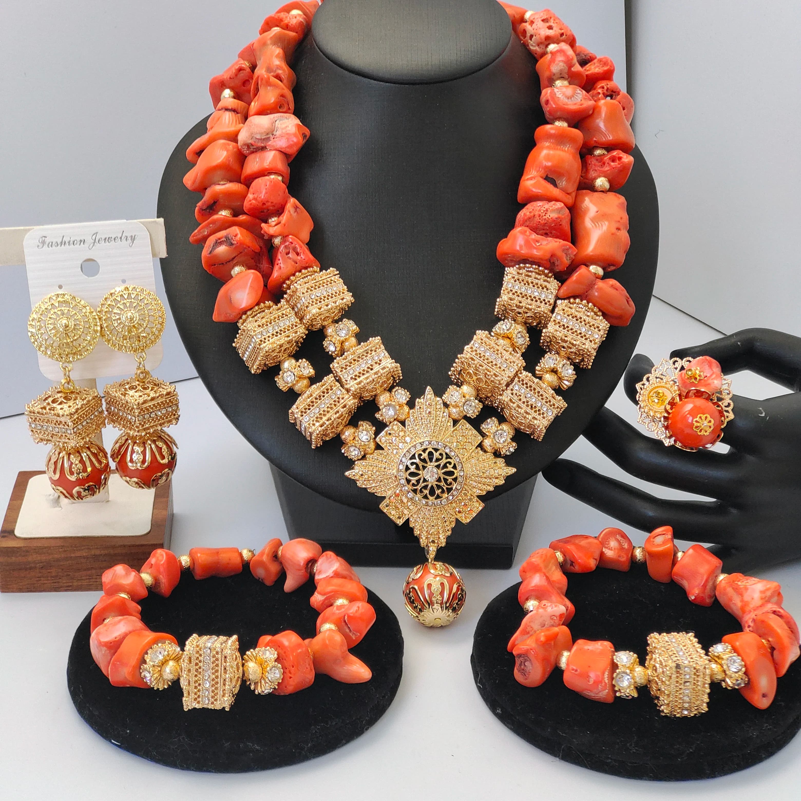 nigerian jewelry 2026 african wedding coral beads necklace sets