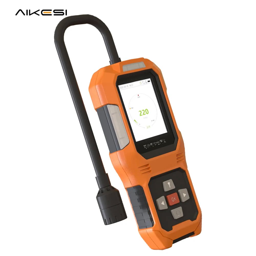 Analizzatore di Gas Combustibile AIKESI JLY-CP100, Tester di Localizzazione Perdite, Misuratore di Concentrazione, Sensore Intelligente, Rilevatore di Perdite di Monossido di Carbonio