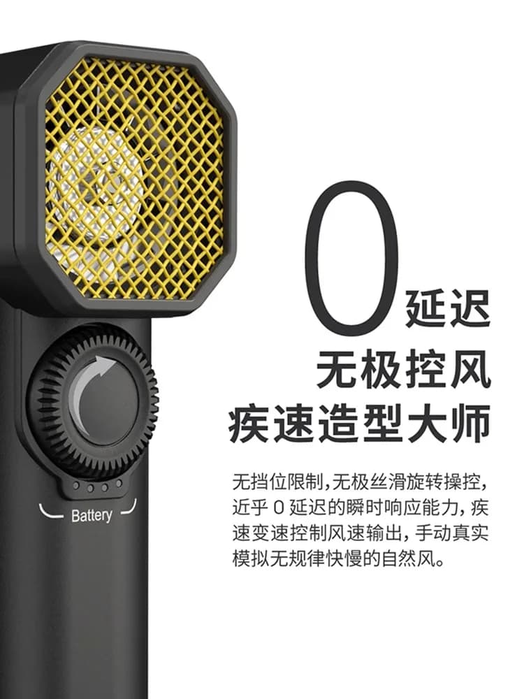 CW20 Ventilatore multiuso tascabile per fotografia Ventilatore portatile elettrico Ventilatore eolico continuo per Canon Short Video Camping