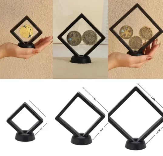 Scatola per pellicole per esposizione di stoccaggio antiossidante per accendini per monete per gioielli con scatola per pellicole riutilizzabile con base