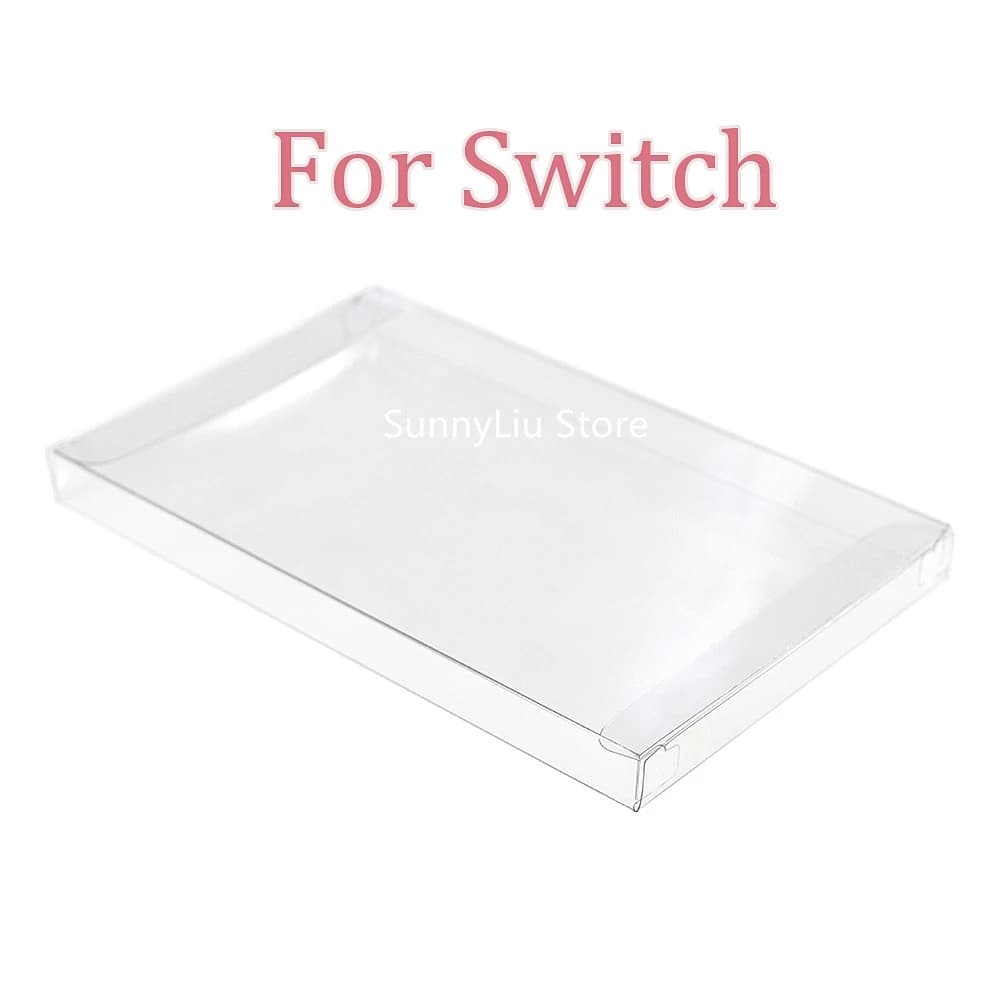 50pcs Transparent Game Cartridge Box Case Games Plastic PET Protector cover for Switch NS game card box storage protective box