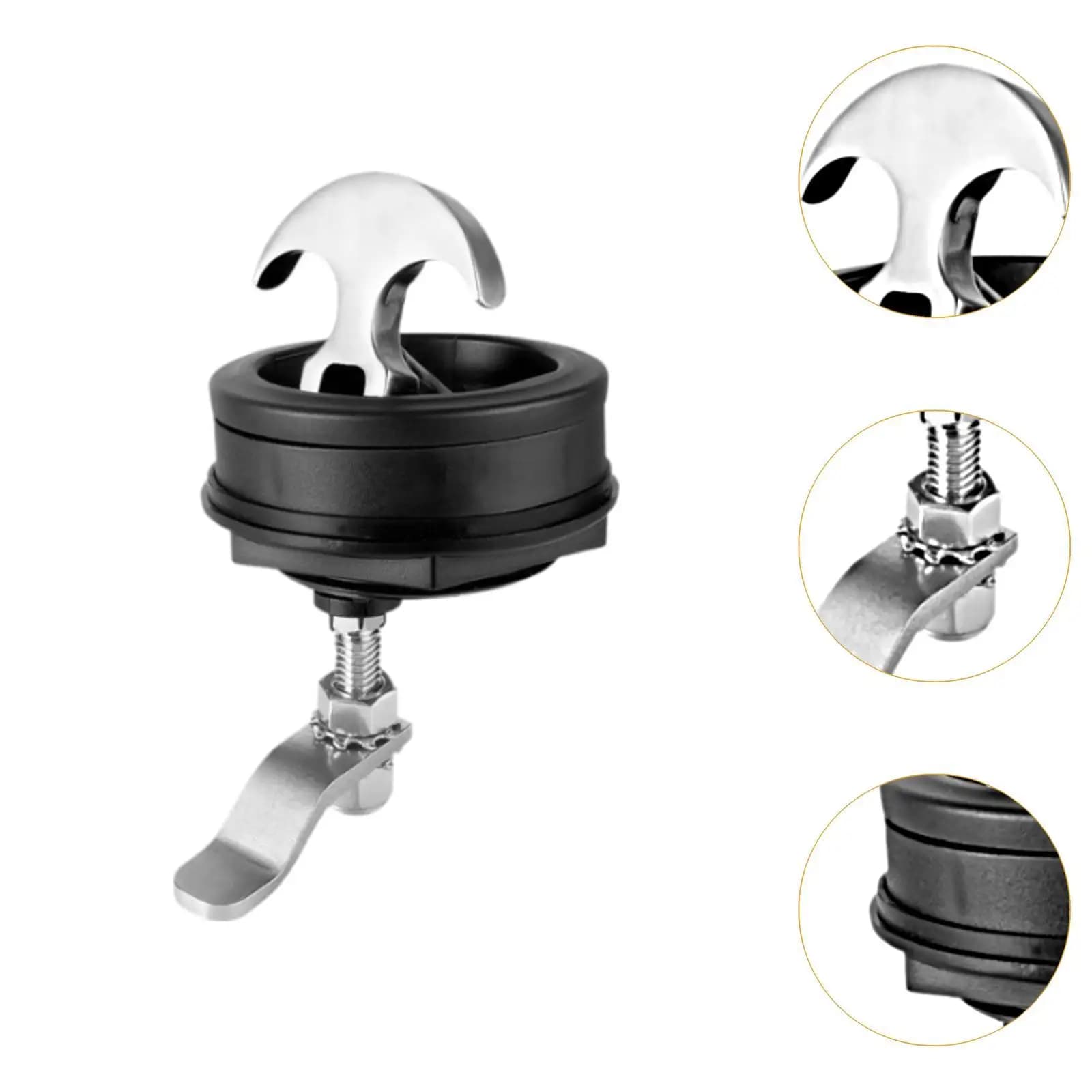 Deck Latch cam Latch Anchor Handle Lid Lock Replacement Marine Hardware T Handle Lightweight Easy Installation Compact