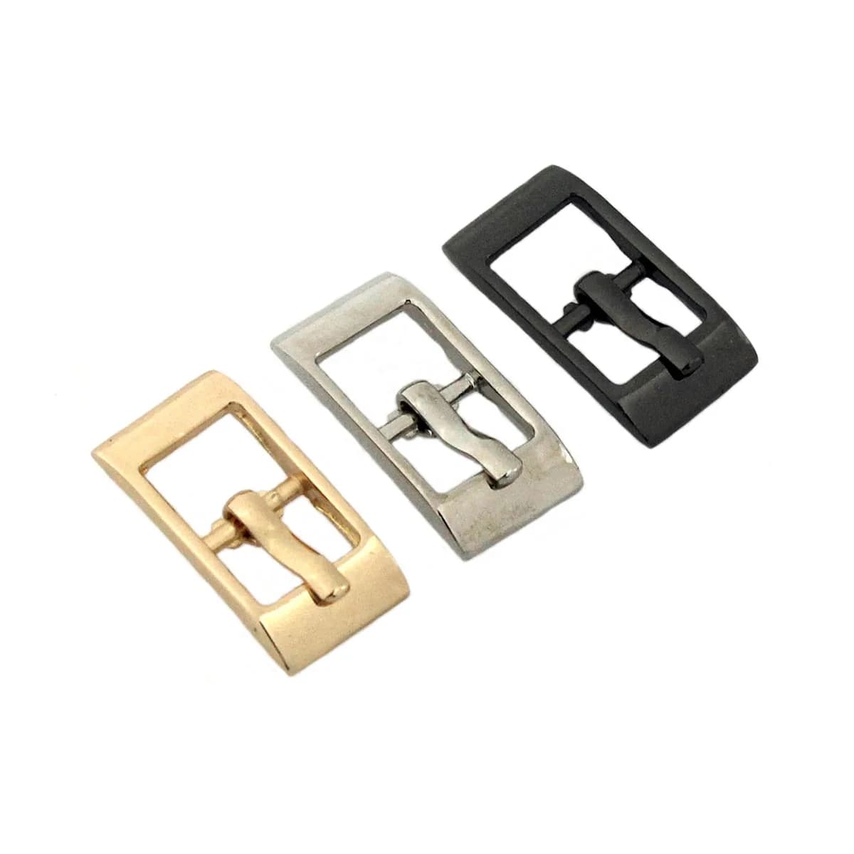 1 pz rettangolo in metallo fibbia regolabile fibbia moda per borsa artigianale in pelle cinghia maniglia cintura spalla indumenti scarpe accessori