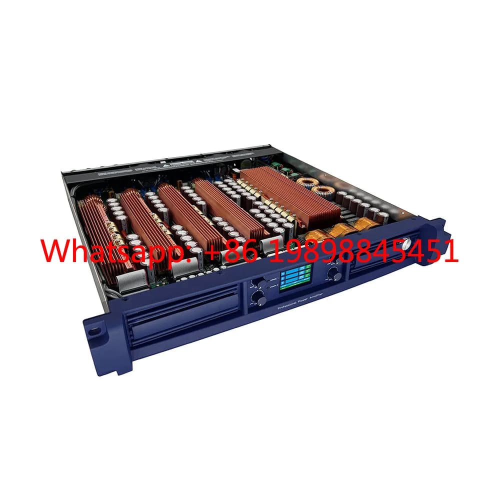 Amplificatore di Potenza Digitale Professionale a 4 Canali 4X1600W per Sistema Audio Pro Audio 1.5U