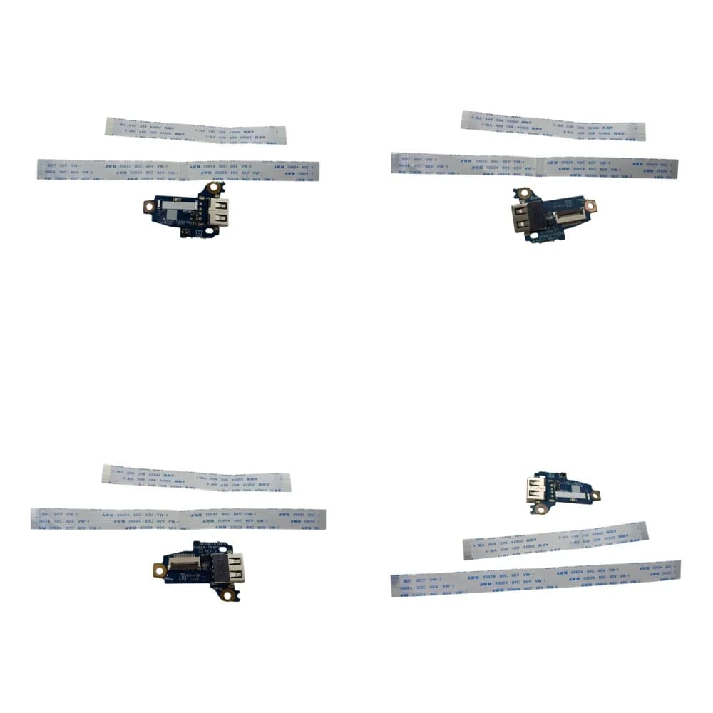Scheda USB di Ricambio con Cavo per HP ProBook 450 G6 DA0X8JTB8D0, Scheda Madre PCB per Riparazione Laptop Compatibile con HP