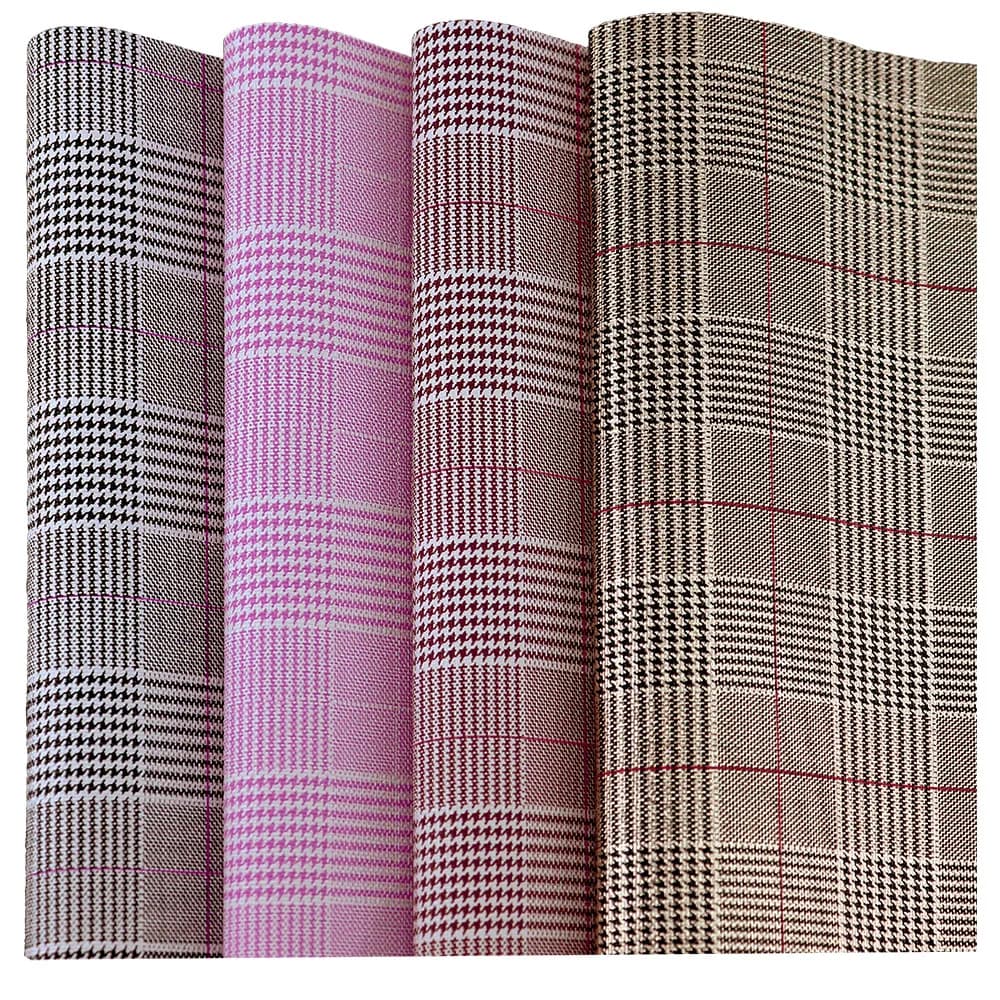 30x132 cm Rotolo modello a quadretti finto tessuto sintetico in similpelle PU per borse borse scatole regalo fai da te BH435