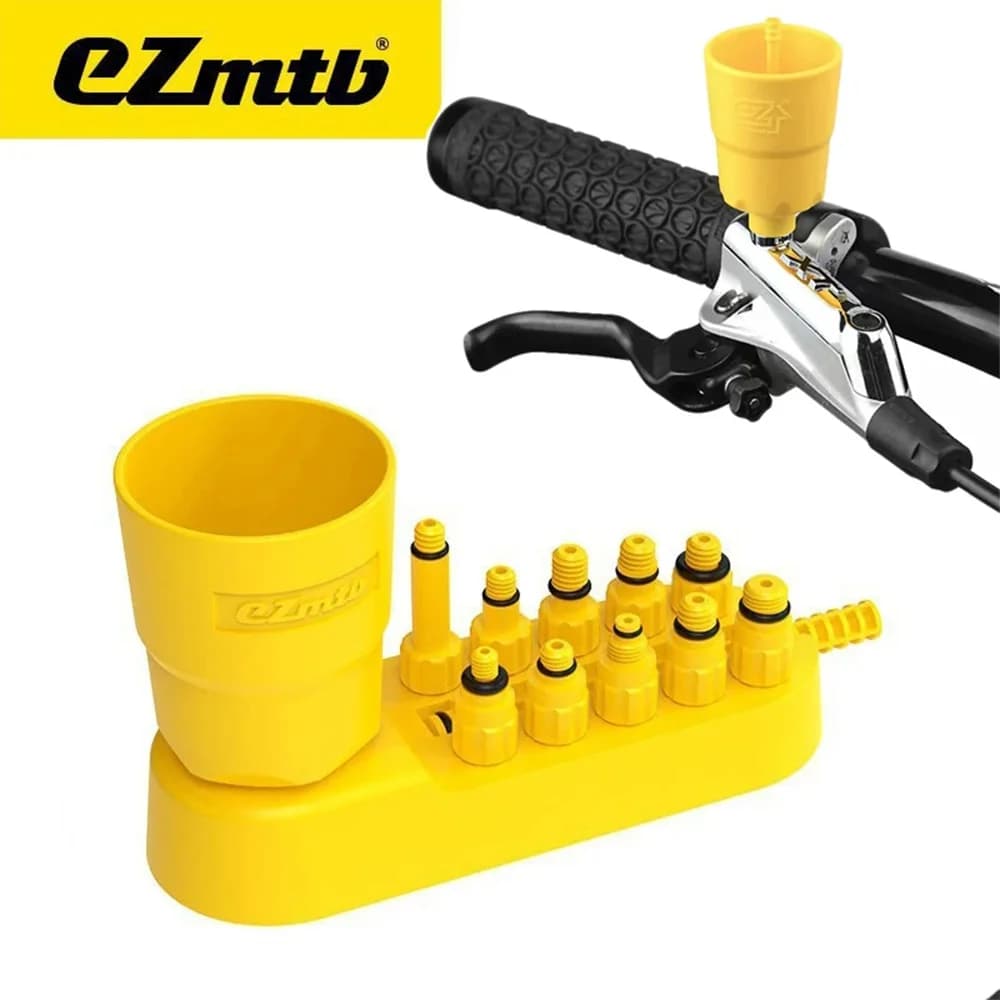 Kit di spurgo dell'olio minerale del freno a disco idraulico della bicicletta universale strumenti per adattatori di spurgo dell'olio della bici da strada MTB strumenti di riempimento del giunto