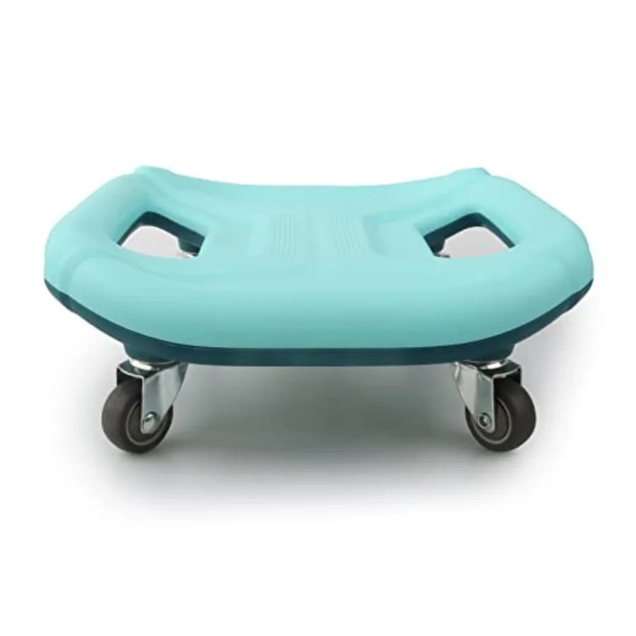 Wheel for Abdominal, Exercise Tool, Blue Core Coaster, Abdominal Trainer with Knee Mat, Life Training Tool