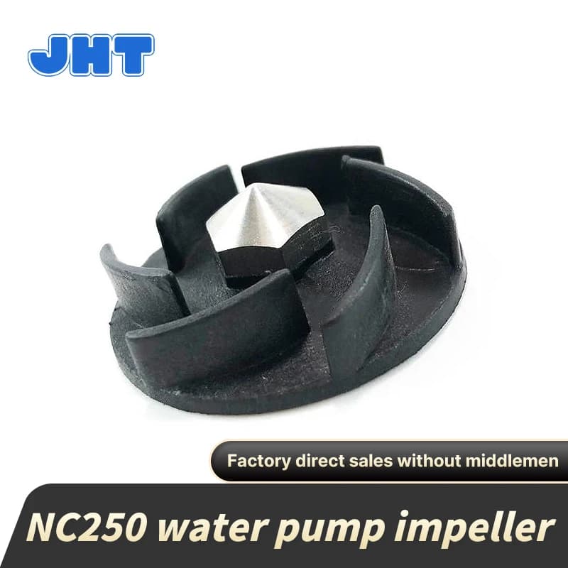 JHT Moto Pompa Acqua Girante Ingranaggio (Ruota AE) 6 Pale Parti Nere Per ZONGSHEN NC250 250cc Motore Motocross Pit Dirt Bike