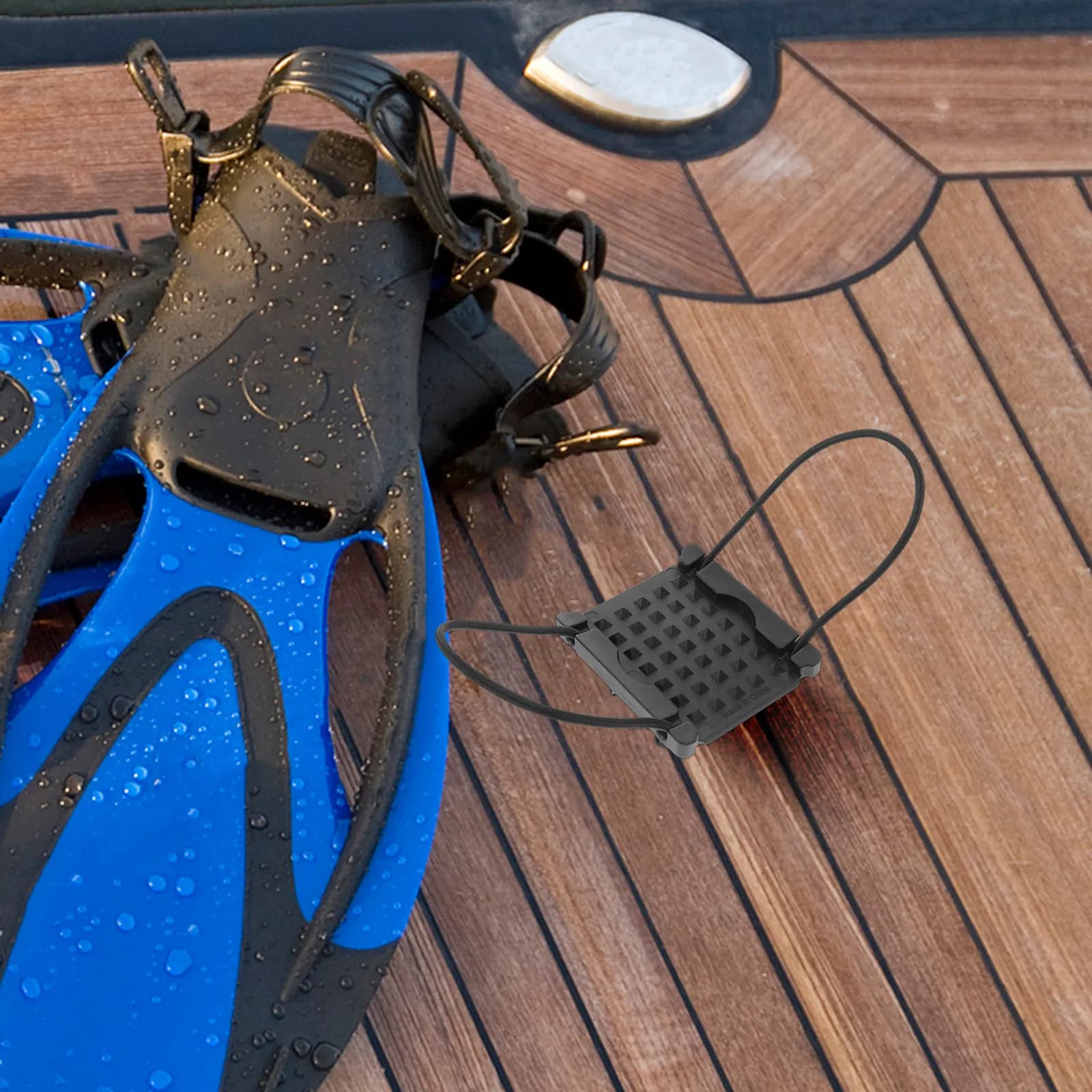 Piastra portapesi da immersione a montaggio posteriore con cinghia a sgancio rapido, piastra di montaggio fai-da-te per immersioni subacquee