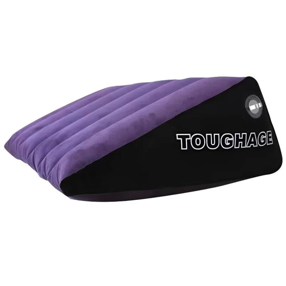 Toughage Fun Furniture Gear Wedge Ramp Sex Pillow cuscino triangolare gonfiabile PVC floccaggio Pad giocattolo adulto del sesso per coppia